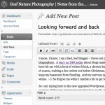 wordpress 2.7 Screen shot WordPress 2.7