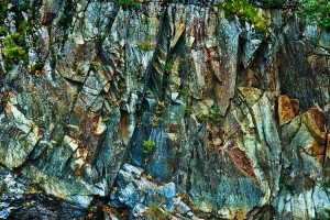 rock wall abstract Alaska
