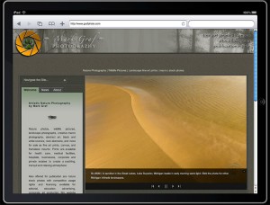 grafphoto.com on simulator - ipadpeek